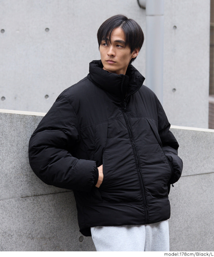スタンドスラッシュポケット中綿ジャケット メンズ 送料無料/メール便