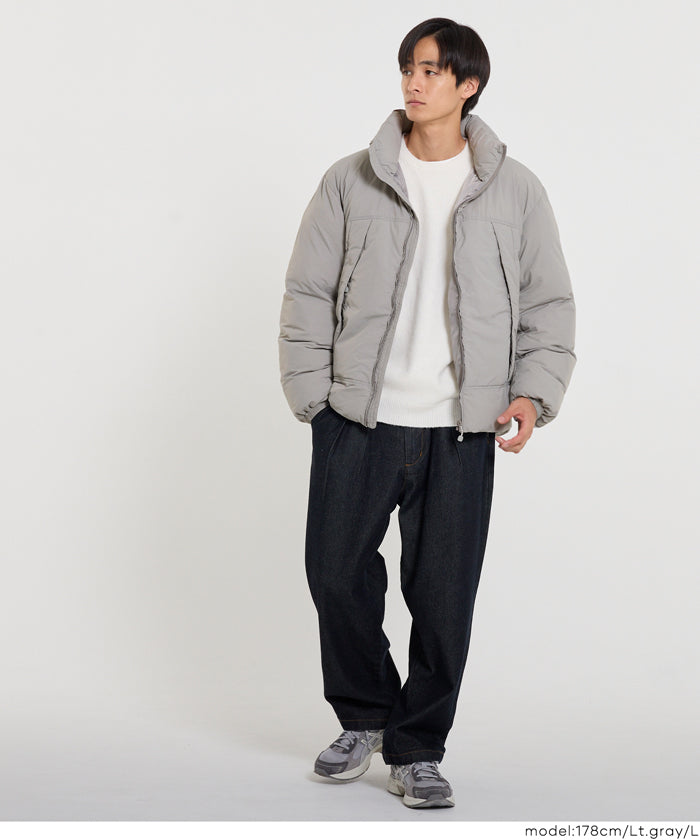 スタンドスラッシュポケット中綿ジャケット メンズ 送料無料/メール便