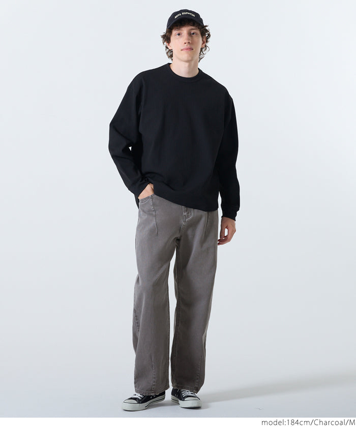 カラーデニムバルーンパンツ メンズ 送料無料/メール便不可