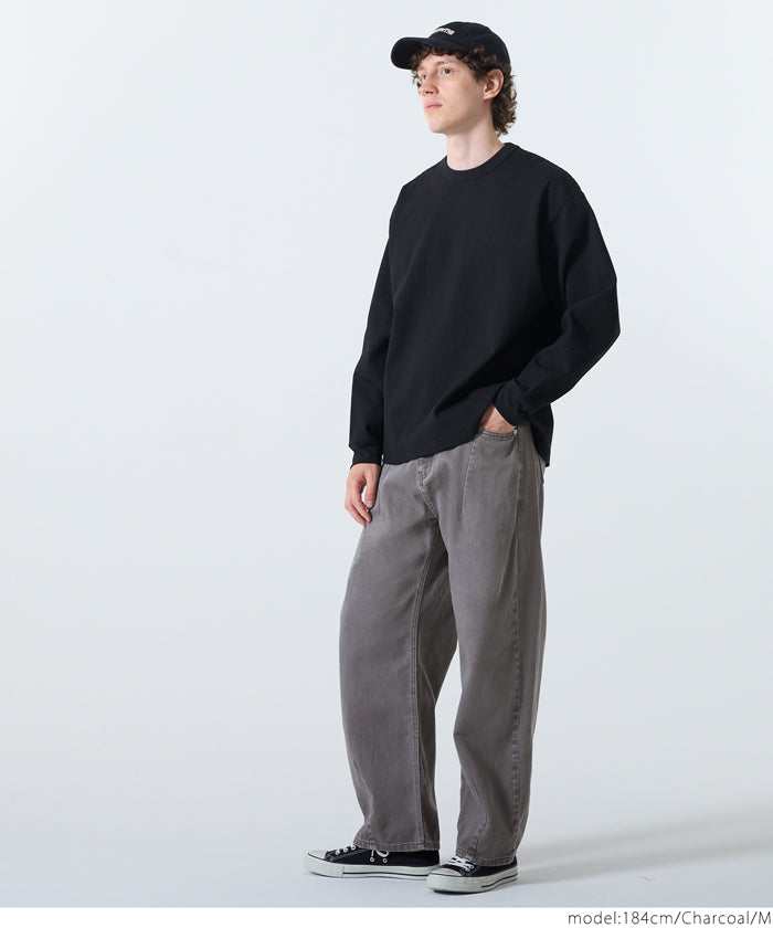 セール☆3990円→2490円 カラーデニムバルーンパンツ メンズ メール便