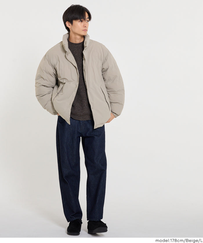 大創業祭限定セール☆ ナイロンタッサー中綿スタンドジャケット メンズ