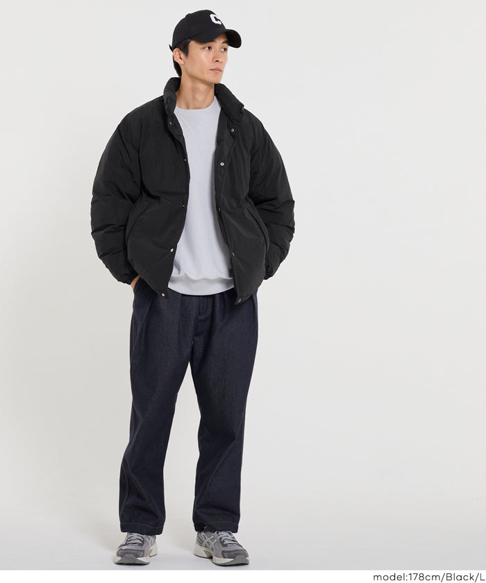 セール☆5990円→2990円 ナイロンタッサー中綿スタンドジャケット