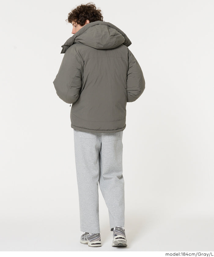 ナイロンタッサー中綿フードブルゾン メンズ 送料無料/メール便不可