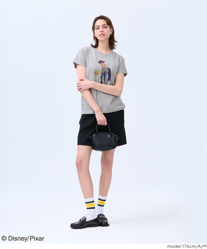 ピクサー/トイ・ストーリー5】ウォッシュドTシャツ レディース メール
