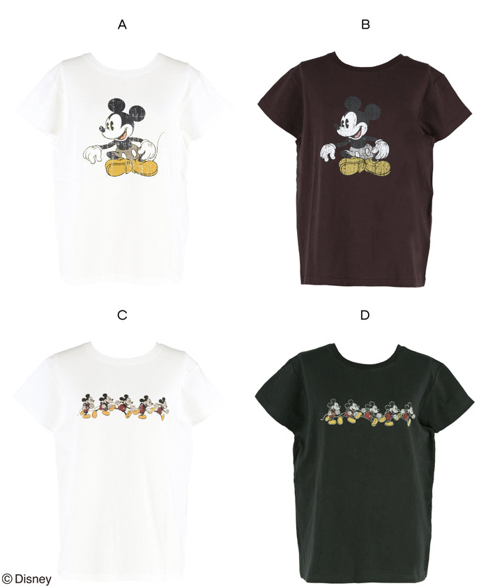 ディズニー】ウォッシュド Tシャツ レディース メール便不可 – coca