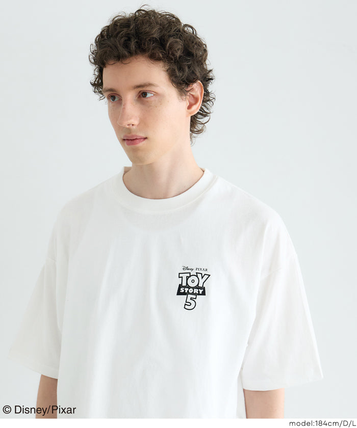 ピクサー/トイ・ストーリー5】メンズウォッシュドTシャツ メンズ