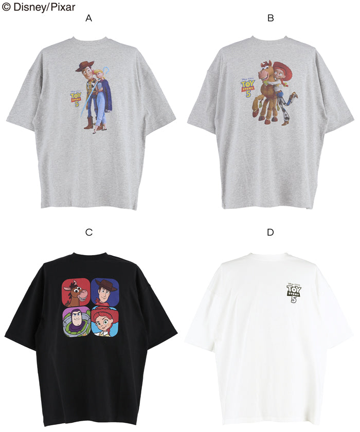 ピクサー/トイ・ストーリー5】メンズウォッシュドTシャツ メンズ