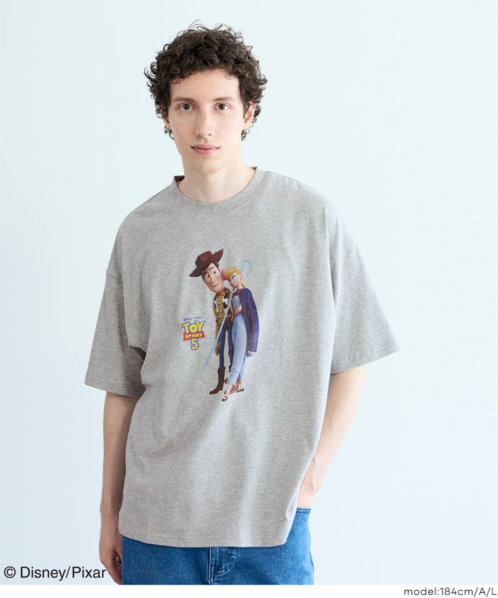 ピクサー/トイ・ストーリー5】メンズウォッシュドTシャツ メンズ