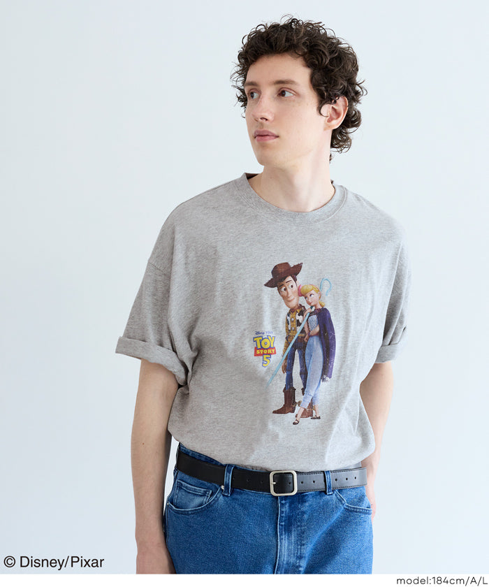 ピクサー/トイ・ストーリー5】メンズウォッシュドTシャツ メンズ