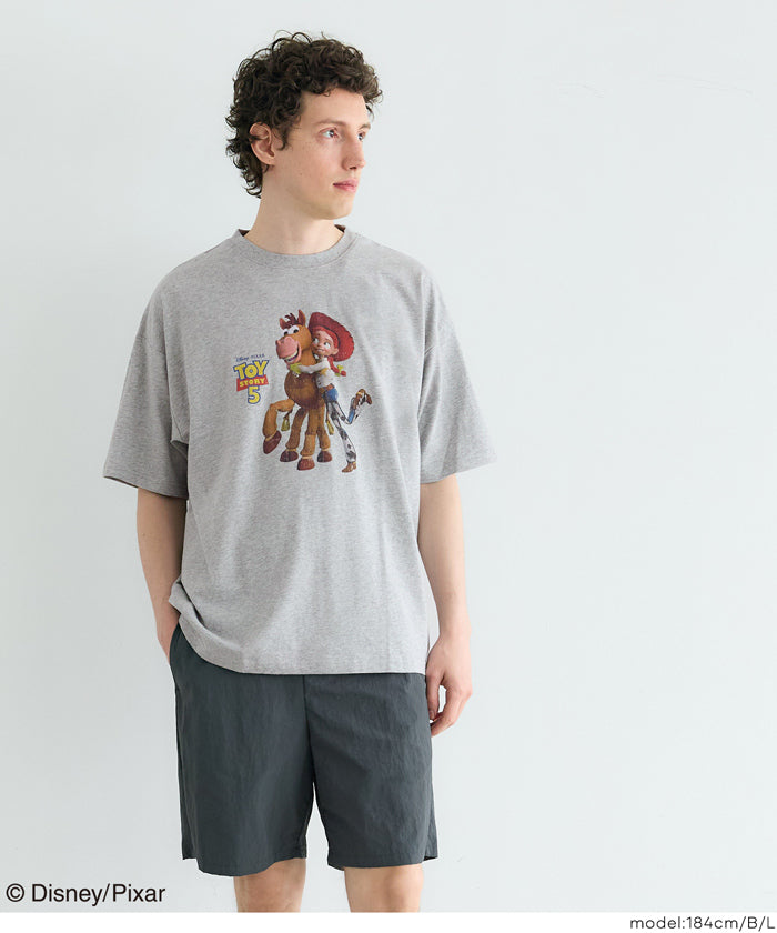 ピクサー/トイ・ストーリー5】メンズウォッシュドTシャツ メンズ