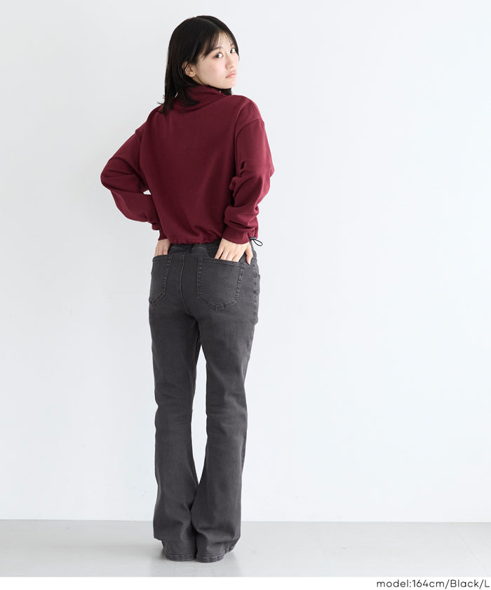 デニムハイウエストフレアパンツ ユース メール便不可 – coca公式ストア