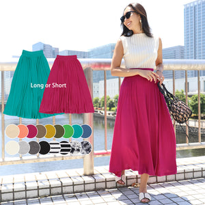 [Free shipping/mail delivery available] Flare long skirt coca original (maxi skirt plain border long