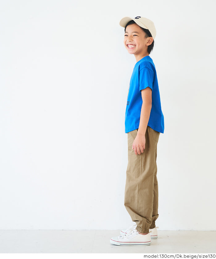 コットンリップストップジョガーパンツ キッズ メール便不可 – coca