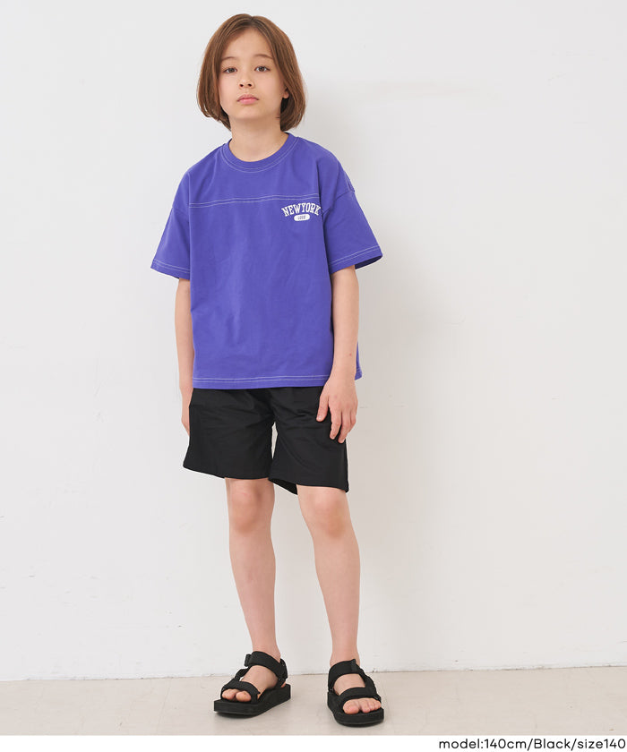 コットンリップストップコードショートパンツ キッズ メール便不可