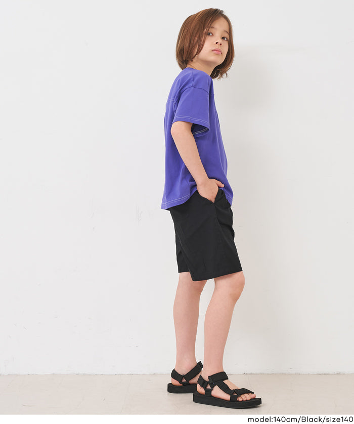 コットンリップストップコードショートパンツ キッズ メール便不可