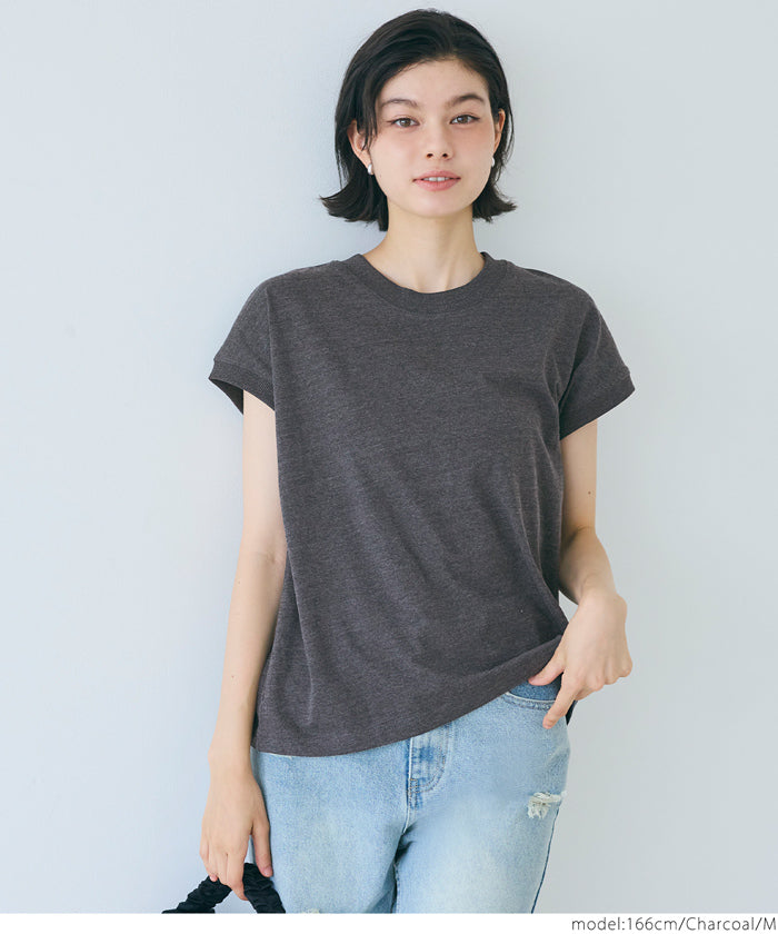 セール☆990円→550円 フレンチスリーブトップス レディース メール便 セール☆990円→550円 フレンチスリーブトップス レディース メール便