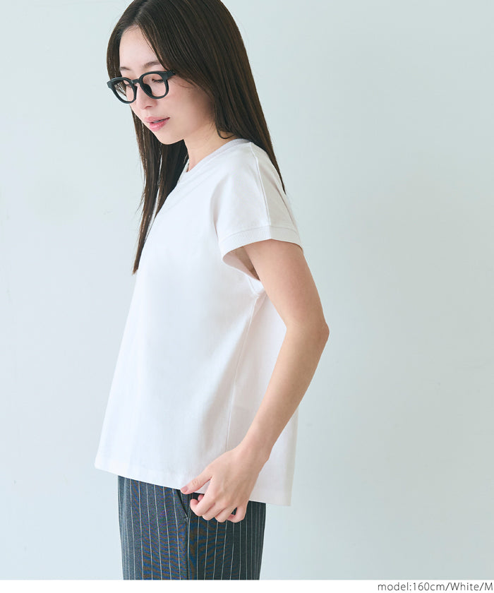 セール☆990円→550円 フレンチスリーブトップス レディース メール便
