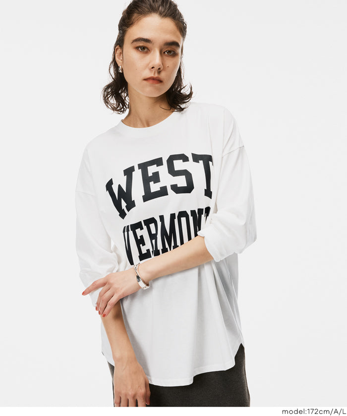 セール☆1290円→990円ビッグロゴロングTシャツ レディース メール便