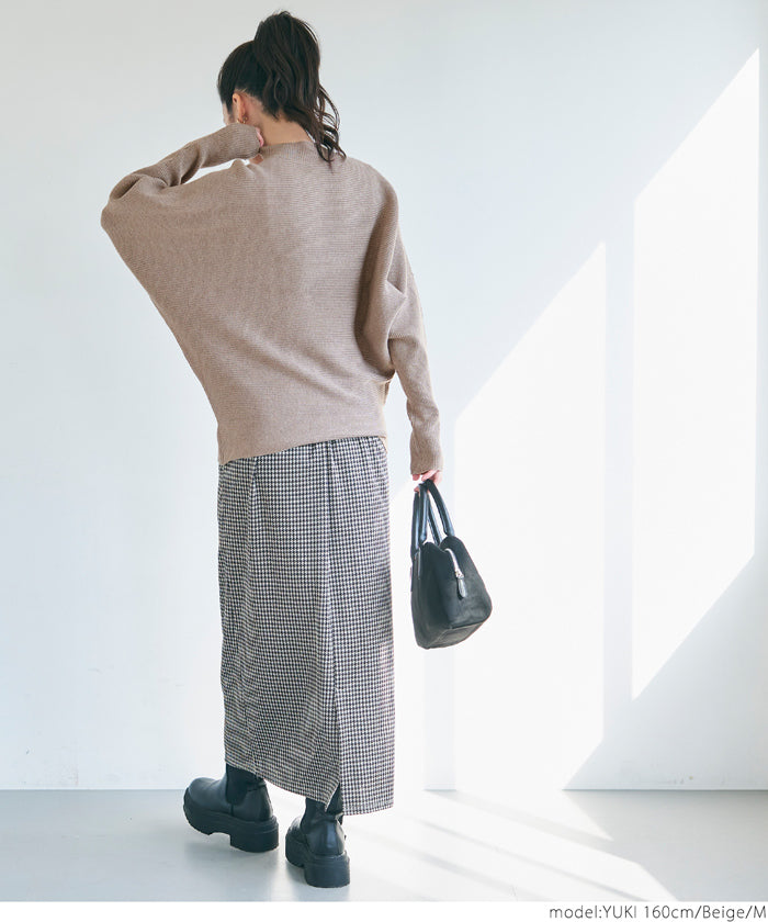 Dolman Bottleneck 針織蝙蝠袖 Petite Turtle 高領長袖 Cashmere Touch No Mail Delivery