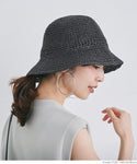 Hat Women's Straw Hat Bakeha Foldable Wired Wide Brim Breathable Paper Hat Plain No Mail Delivery 23ss coca Coca