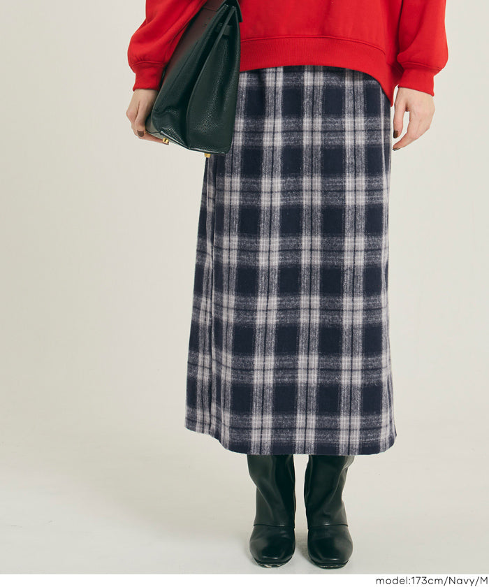 セール☆2690円→1690円 バックファスナーアイラインスカート