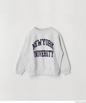 Kids 100-130 sweatshirt heavyweight back brushed long sleeves sweatshirt logo print unisex parent and child matching children's clothes no mail delivery coca coca
