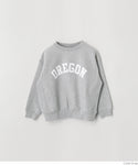 Kids 100-130 sweatshirt heavyweight back brushed long sleeves sweatshirt logo print unisex parent and child matching children's clothes no mail delivery coca coca