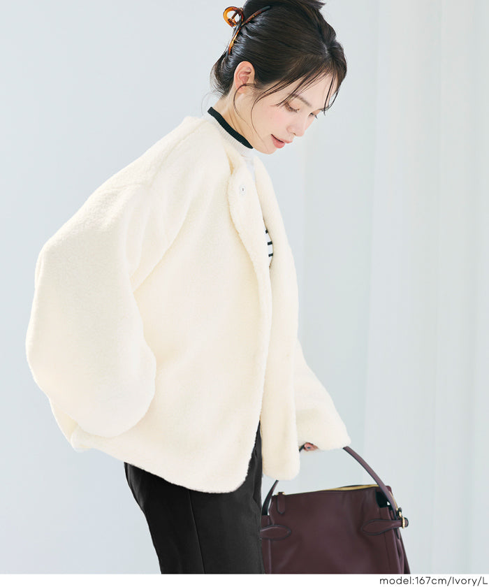 コメント要確認美品⭐️ENFOLDING SHAGGY XL ブラック 裏ボア HYKE＞ボアジャケットが再入荷！ | st company online store 入荷案内