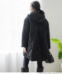 Sale ★ 5490 yen → 4990 yen Quilted coat Women's coat Quilted quilted Haori Flare Hood removable Free shipping No mail delivery 22aw coca Coca