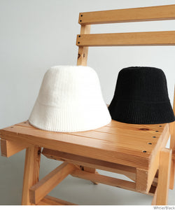 漁夫帽女式針織帽帽子針織漁夫帽針跡針織帽純色簡單郵件可用 22aw Coca Coca