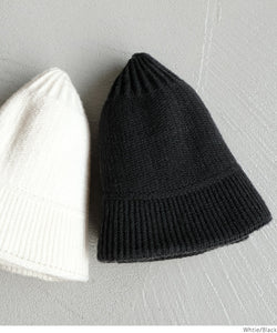 Bucket Hat Women's Knit Hat Hat Knit Bucket Hat Stitch Knit Hat Plain Simple Mail Available 22aw Coca Coca
