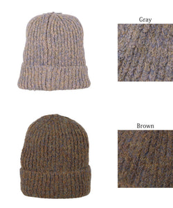 Knit Hat Ladies Knit Hat Color Mix Beanie Beanie Stretchy Thick Casual Soft Warm Mail Delivery Available 22aw Coca Coca