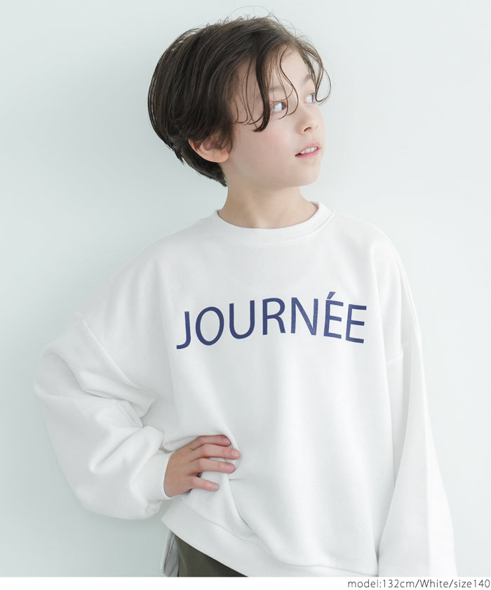 Kids 100-140 Sweatshirt Big Silhouette Fleece Line Loose Oversize Print Unisex Parent-Child Matching Children's Clothing No Mail Delivery Coca Coca