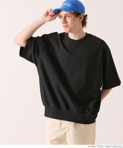 T-shirt men's sweatshirt pullover wide silhouette drop shoulder crew neck short sleeve loose no mail delivery 23ss coca coca