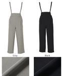 All-in-one Ladies Cut Calze Salopette Stretch Plain Pocket Elastic Waist Neat Mail Delivery No 23ss coca Coca