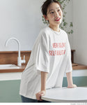 T-shirt Women's Logo Cotton 100 Assorted Logo Oversize Print Drop Shoulder Maternity No Mail Delivery 23ss coca coca