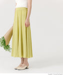 Flared skirt ladies flare willow pleated pleated skirt pleated mellow waist rubber thin pleated long length no mail delivery 23ss coca coca