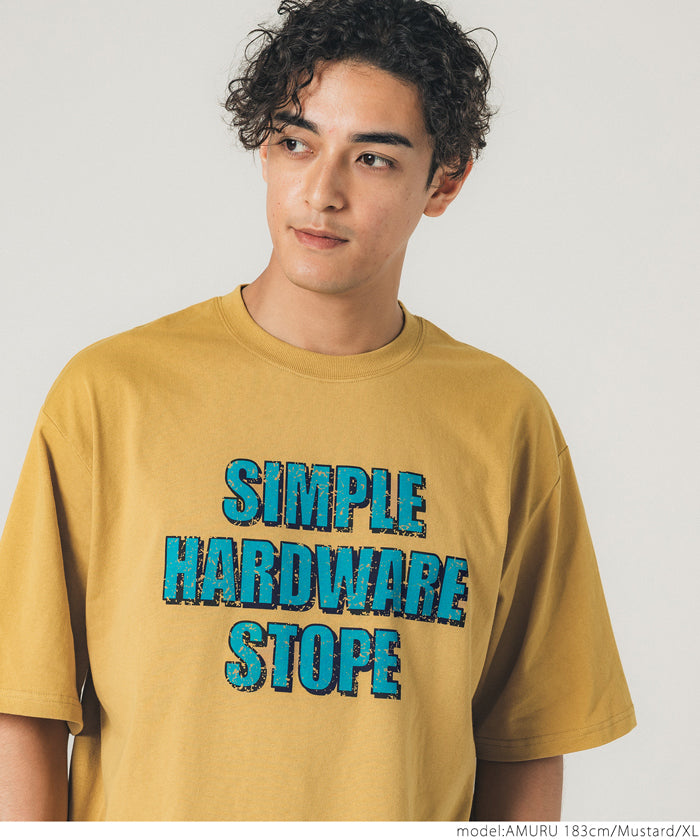 セール★1290円→990円 Tシャツ メンズ 半袖 ロゴ プリント カットソー クルーネック ビッグT 英字 ドロップショルダー カジュアル メール便可 23ss coca コカ▼