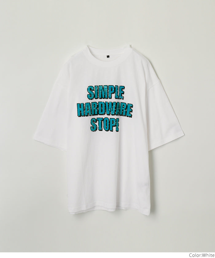 セール★1290円→990円 Tシャツ メンズ 半袖 ロゴ プリント カットソー クルーネック ビッグT 英字 ドロップショルダー カジュアル メール便可 23ss coca コカ▼