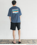 セール★1290円→990円 Tシャツ メンズ 半袖 ロゴ バックプリント カットソー クルーネック ビッグT 英字 ドロップショルダー カジュアル メール便可 23ss coca コカ▼