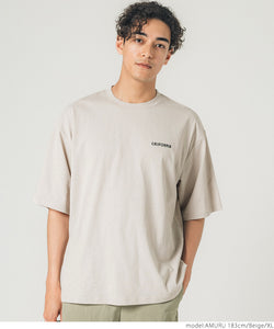 セール★1290円→990円 Tシャツ メンズ 半袖 ロゴ バックプリント カットソー クルーネック ビッグT 英字 ドロップショルダー カジュアル メール便可 23ss coca コカ▼