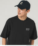 セール★1290円→990円 Tシャツ メンズ ロゴ ワンポイント コットン プルオーバー 半袖 伸縮性 クルーネック リブ ミディアム丈 メール便可 23ss coca コカ▼