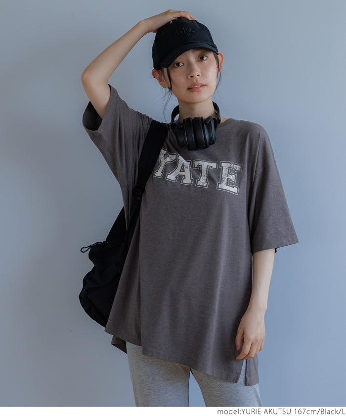 Tシャツ レディース ロゴTシャツ ヴィンテージ風ロゴ 英字 半袖 ビッグシルエット シンプル 薄手 メール便可 24ss coca コカ