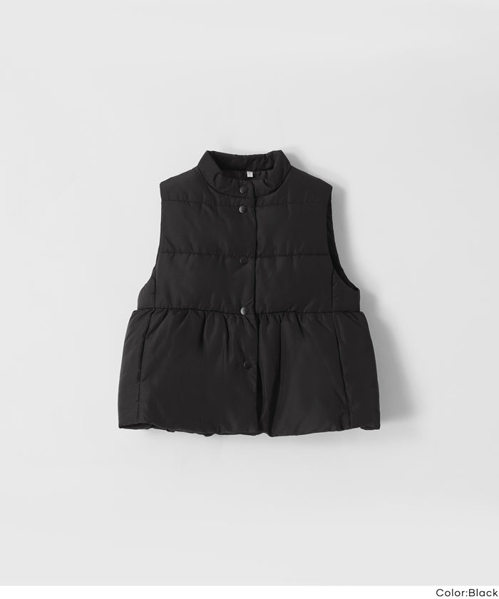 親子お揃いペプラム中綿ベスト キッズ メール便不可 – coca公式