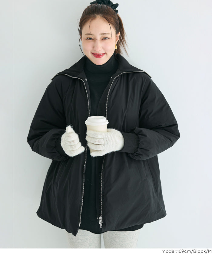 セール☆5990円→1990円 Aラインカールネック中綿コート