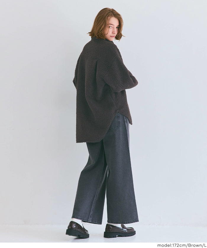 セール☆3990円→1990円 プードルボアジャケット レディース メール便