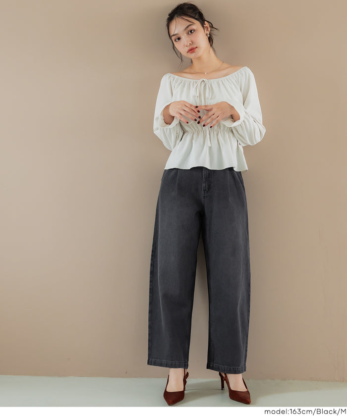 タックデニムパンツ レディース メール便不可 – coca公式ストア