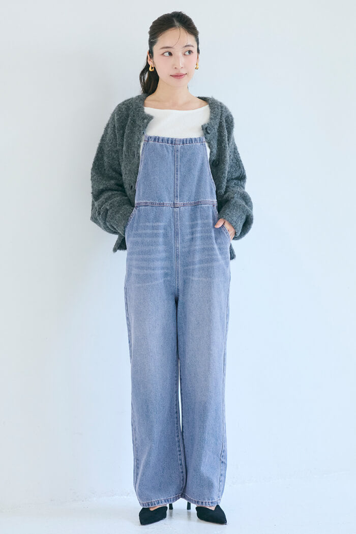 セール☆3990円→1490円 デニムサロペット レディース メール便不可