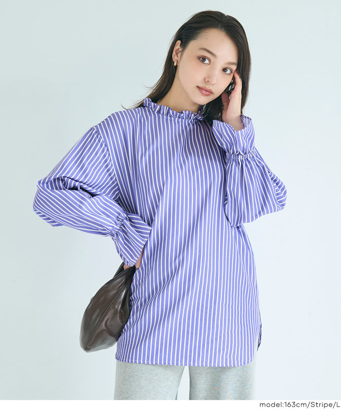 スタンドフリルブラウス レディース メール便不可 – coca公式ストア