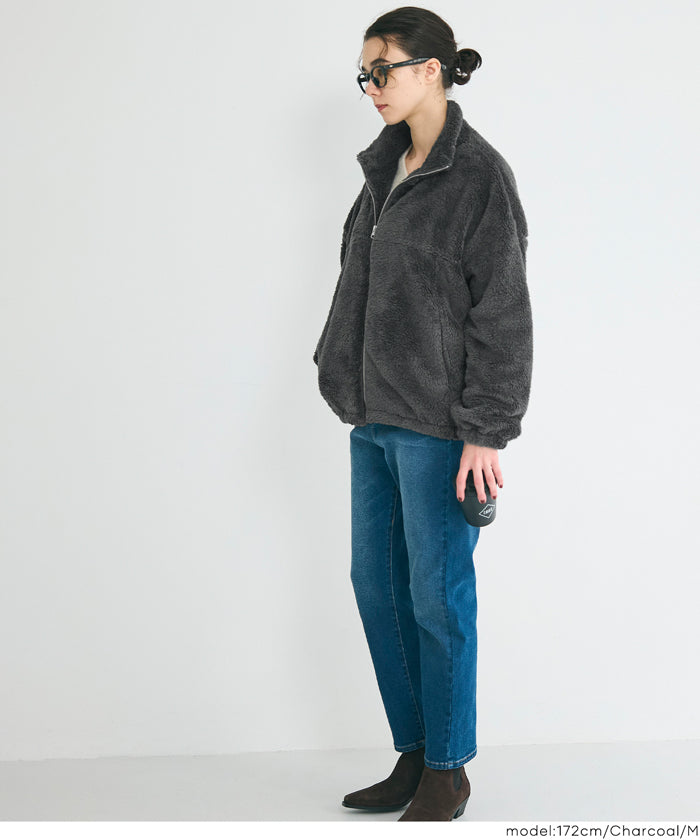 セール☆2490円→1990円 フリースジップアップジャケット レディース